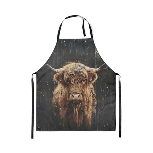 Tablier de cuisine fleurs de cerisier bleu pour cuisiner et recevoir vos invités avec style