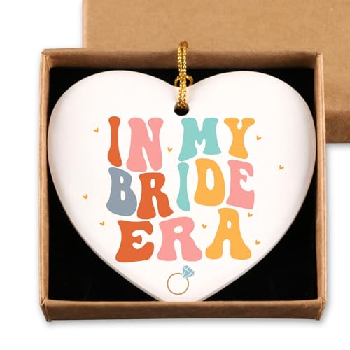 Regali di fidanzamento per le donne addio al nubilato per la sposa coppie appena fidanzate regali addio al nubilato bomboniere regalo di nozze Natale ceramica cuore ornamento