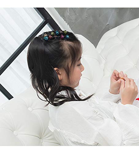 96Pcs Acrylic Tiny Hair Claw Pin Clamps Mini Hair Clips For Baby Girls,Toddlers And Women(8 Colors *12) #TOP4