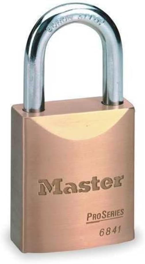 Different-Keyed Padlock, Open Shackle Type, 2.5cm - 0.5cm Shackle Height, Brass