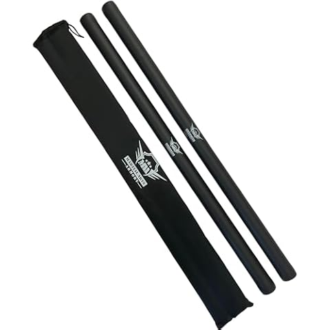 Foam Escrima Sticks with Armory Case - Pair (Black) Cover