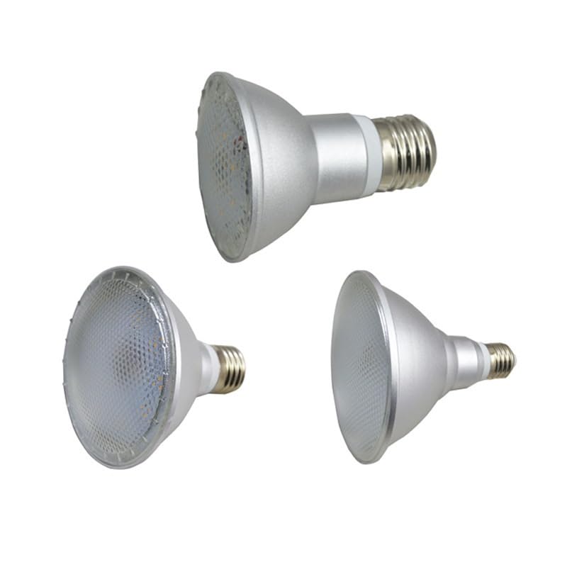 Lanshui Lot de 10 ampoules LED 7W/12W/15W 2835SMD AC85-265V E27 Ampoule étanche en aluminium (blanc chaud, 15 W)