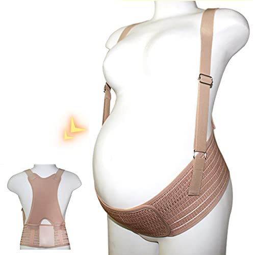 Ceinture de Grossesse pour Femme Enceinte, Bande De Ventre De Maternité Pour La Grossesse, Ceinture de Maintien du Ventre de grossesse Douce & Respirante, Ceinture de Maintien Grossesse (Kaki) Cover