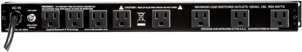 ART SP 4x4 PRO USB LED Metered Rackmount Power Distribution System