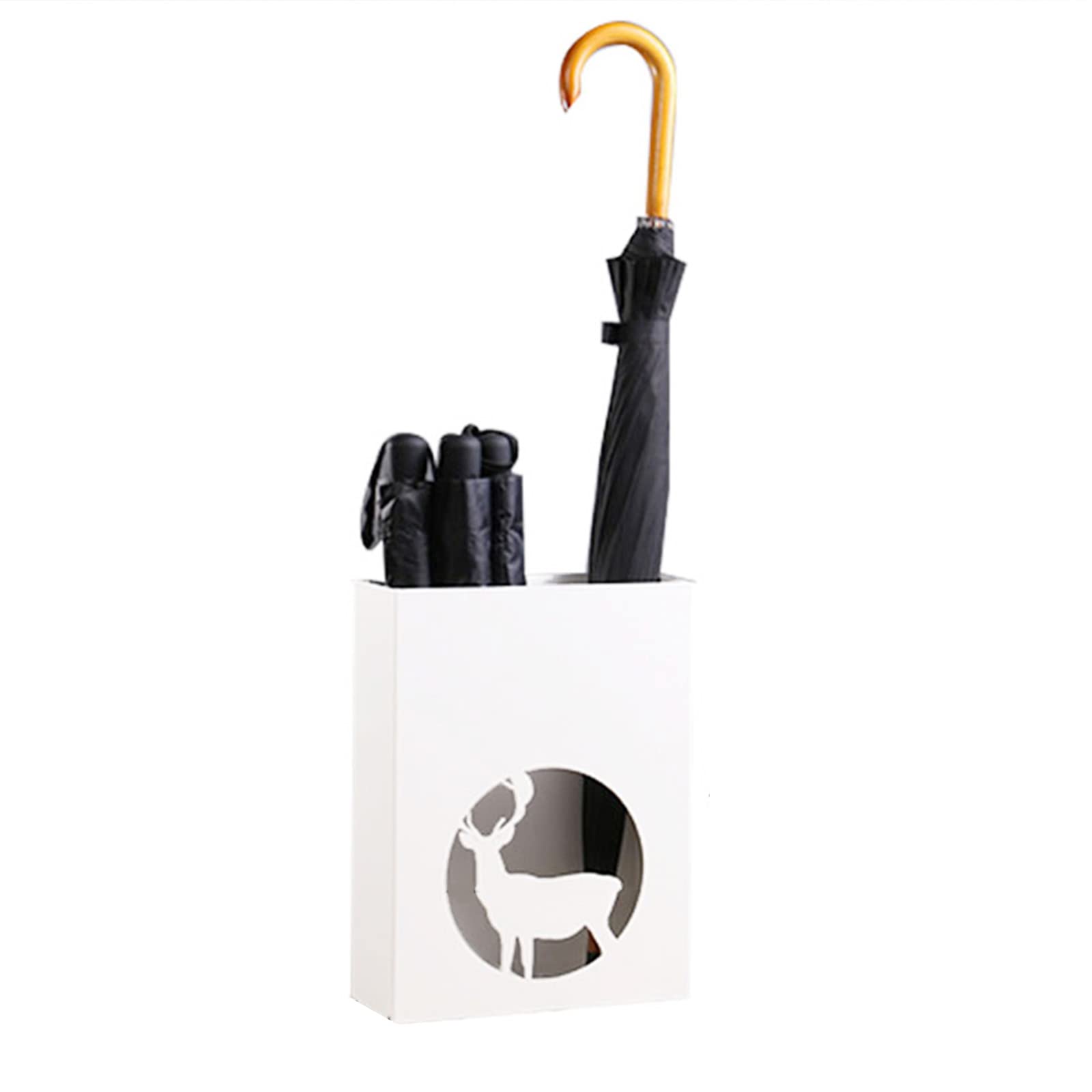 Porte-parapluie court en fer pour bureau à domicile et entrées épurées