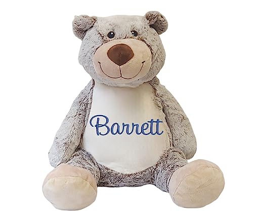 Personalized stuffed animal, Bear stuffed animal, birth Stats, custom animal, plush toys, gift for baby boy, gift for baby girl, newborn baby gift, Baby shower gift, Plushies, Big Bear