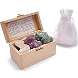 Meditation und Entspannung | 100% Natursteine | Premium Wassersteine | Deine Heilstein Edelsteinwasser Mischung | Quellwasser gereinigt