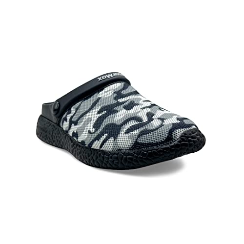 KazarMax Boys Black Camo Clogs-5 UK price in Saudi Arabia