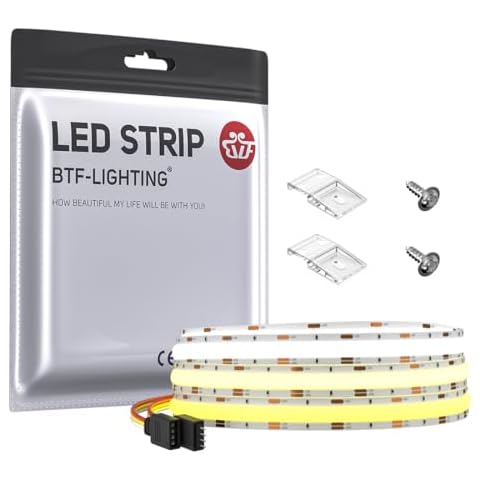 BTF-LIGHTING Bande LED FCOB 1M Cover