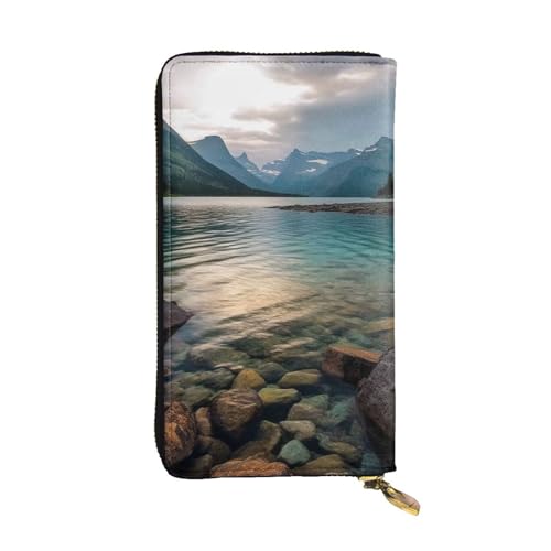 Portefeuille long cuir femme pour téléphone et balades nature