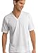Jockey Men's T-Shirts Staycool V-Neck T-Shirt - 2 Pack, White, L