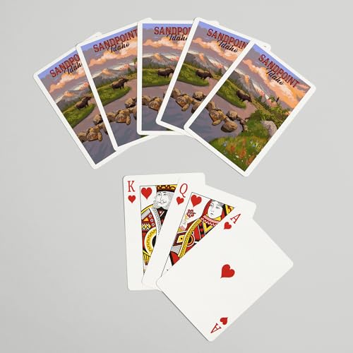 Lantern Press Baraja de Poker con 52 Cartas miniatura 7
