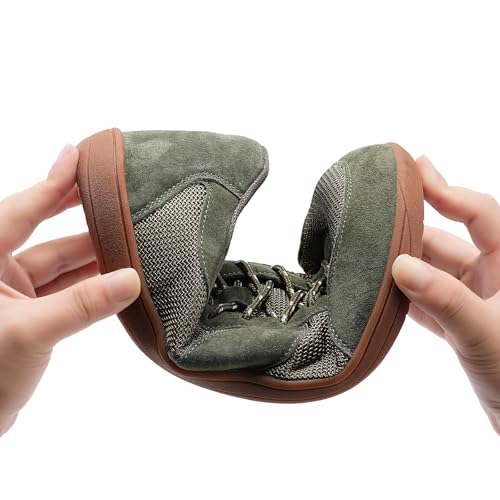Image of Barefoot Shoes for Men, Spacious Toe Box Zero Drop Minimalist Walking Sneakers, Breathable Lightweight Non-Slip Casual Shoes