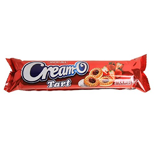 Jack 'n Jill Cream-O Sandwich & Tart Cookies with Cream Jam (Strawberry Flavoured, 6 Packs) image 2