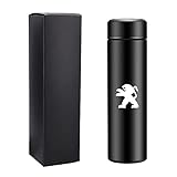 HSJKU 500-ml-Autothermoskanne aus Edelstahl für Peugeot 301 2017 - Sedan...