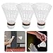 Abaodam 12Pcs Nylon Badminton Shuttlecocks Set Durable Birdies for Outdoor Indoor Training Lightweight Portable Replacement Shuttlecocks for Beginners for Backyard Park