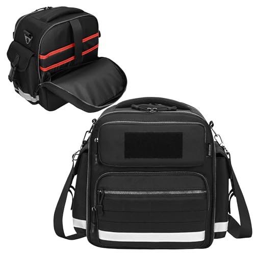 FURIMETY Tactical Aviation Headset Bag with Files Pocket, Flight Carrying Case for Pilot, Pilot