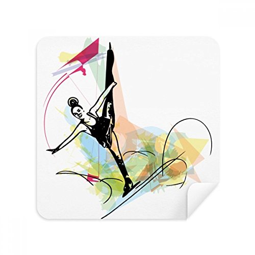 Patinage artistique chiffon de nettoyage pour éliminer les traces sur lunettes et téléphones