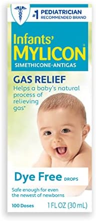 MYLICON Infants Gas Relief Drops for Infants and Babies, Dye Free Formula, 1 Fluid Ounce