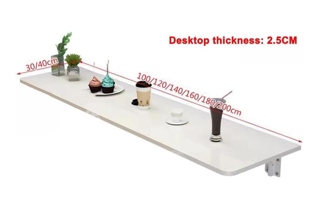 A Parete A Ribalta Tavolo Pieghevole Per Cucina E Pranzo Scrivania Salvaspazio Per Ufficio Di Casa E Garage Computer Scrivania A Cavalletto (Size:150x40cm)