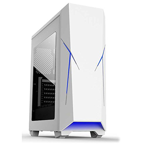 TALIUS Caja Gaming. PC de Juego de Torre ATX. Estilo Tal (Tal-XENTINEL Wht)
