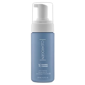 Clearogen Foaming Facial Cleanser, Face Wash Women/Men, Facewash, Face Soap, Acne Cleanser Face Wash, Facial Wash, Foaming Face Wash
