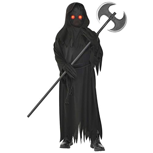 Amscan 9904731 - Kids Halloween Glaring Grim Reaper Boys Fancy Dress Costume Age: 8-10 Yrs