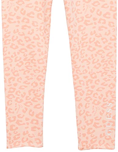 Guess Girls' Reversible Stretch Jersey Leggings, Pink Leopard, 6 #TOP2