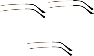 NOLITOY 3 Pairs Glasses Accessories Shades Glasses Eyeglass Frames Glasses Frame Ends Glasses Ear Socks Glasses Repair Kit Eyeglasses Arms Legs Temple Universal Metal Sunglasses