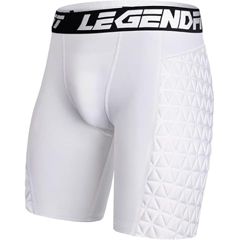 Legendfit Men Baseball Sliding Shorts Cup Pocket Protective Athletic Compression Underwear Football Lacrosse Cover