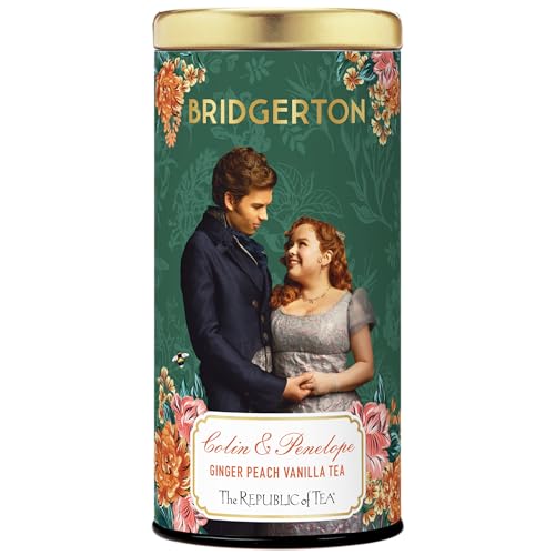 Té negro de melocotón The Republic of Tea Bridgerton, el regalo ideal para fans