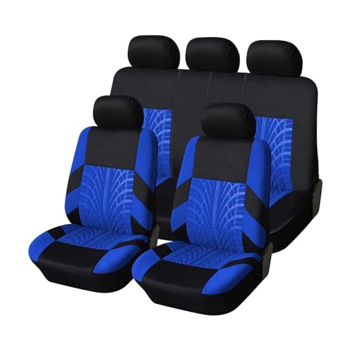 Housses de siège auto Audi A8 2011-2017 cuir bleu premium - 2