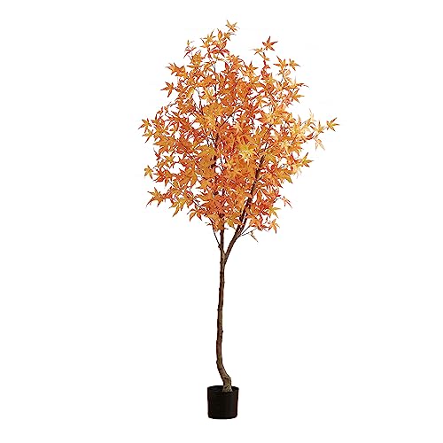 Nearly Natural 7ft. Autumn Maple Artificial Fall Tree by Nearly Natural - Used condition - US$51.48