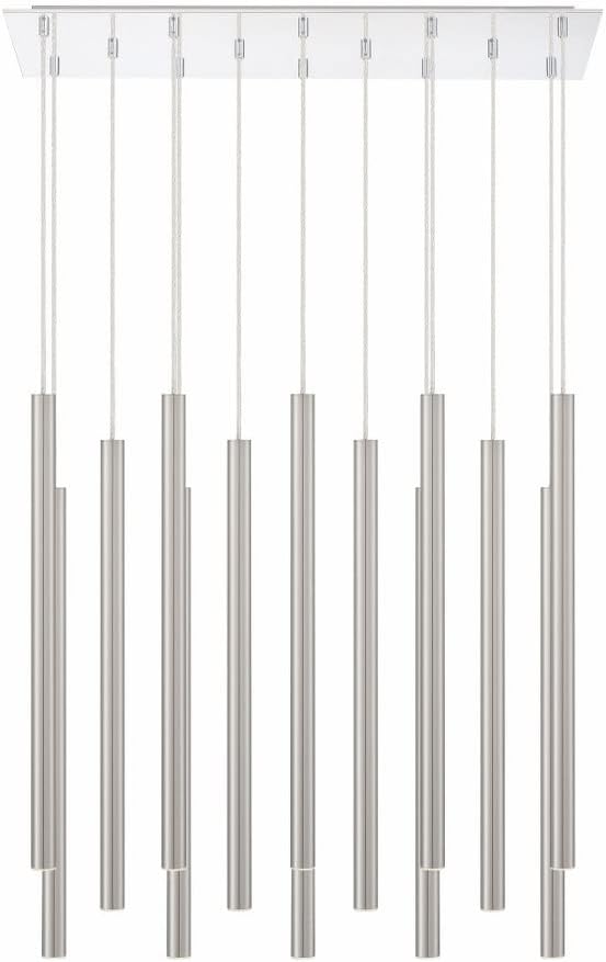 Z-Lite 917MP24-WH-LED-11LCH 11 Light Island/Billiard, Chrome