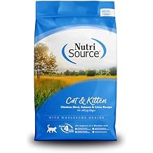 NutriSource Cat & Kitten Food, Chicken Meal, Salmon and Liver, 12LB