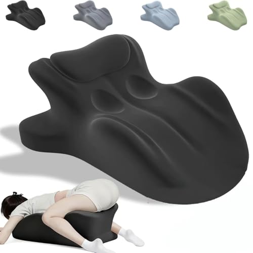 Sweet Spot Pillow, 27 Degree Couples Pillow Sweet Spot Intimacy Pillows for Adults Cuddling, Fast Rebound for Intimacy Support, for All Postures, Multi-Position Wedge Pillow(Black)