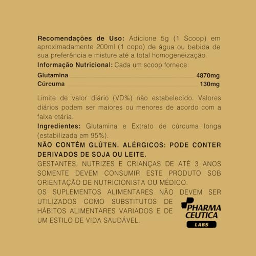 GLUTAMINA + CÚRCUMA SOLÚVEL 200G DR. BOTÂNICO