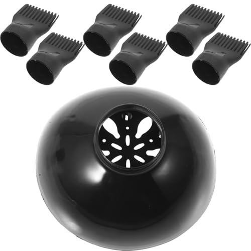 PACKOVE 1set Hair Dryer Comb Attachment Diffuser Nozzle for Easy Hairstyling High-temperature Resistant Includes Protective Cover Suitable for All Hair Types and Styles