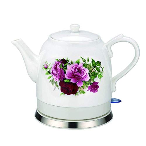 Bouilloire électrique céramique 1.2L 1000W pour théière et eau chaude