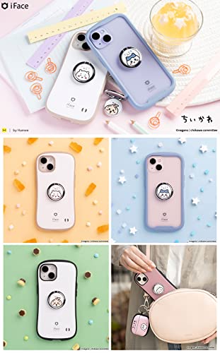 iFace Finger Ring Holder ちいかわ スマホリング 薄型 フラットタイプ(うさぎ/アップ)【iPhone/Android対応 360度回転 リングホルダー アイフェイス 落下防止 スタンド スマートフォン リング ホールドリング】