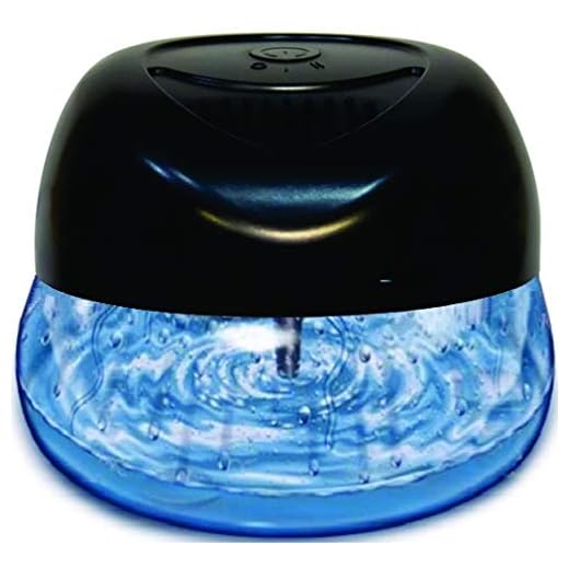 Bluonics Fresh Aire Water Based Air Revitalizer with 6 LED Color Changing Light. Air Freshener for Small and Large Rooms