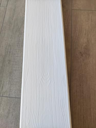 Travi finto legno Trave finto legno lunghezza 100 cm. (L16xH17 cm, Bianco)