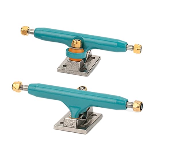 Blackriver Fingerboard 3.0 Trucks - 32mm Turquoise and Silver