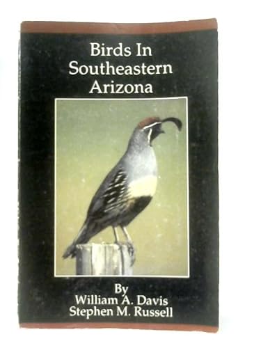 Birds in southeastern Arizona B000QDPZNI Book Cover