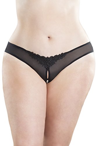 Culotte sexy en tissu premium noir pour femme exigeante