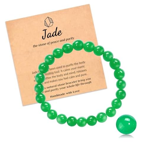 XOEMEL Natural Jade Energy Bracelet for Women Cover