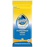 Pledge Multisurface Wipes, 25 Wipes Per Packs (12 Packs)