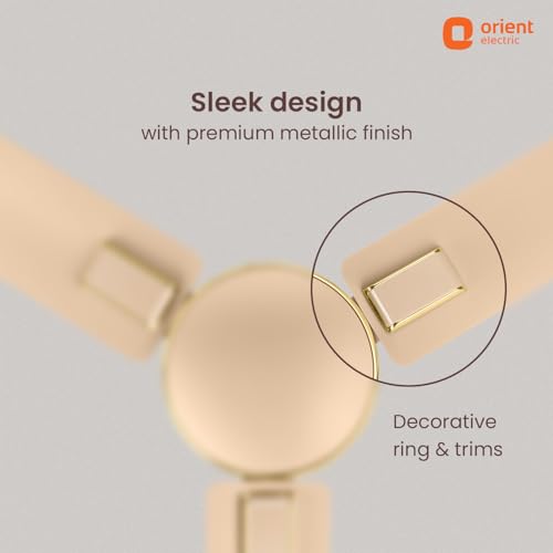 Image of Orient Electric 1200mm Apex Cruise Ceiling Fan for Home | BEE 1 Star Rated Energy Efficient Fan|Outstanding Performance | 2 Years Warranty by Orient | Royal Beige