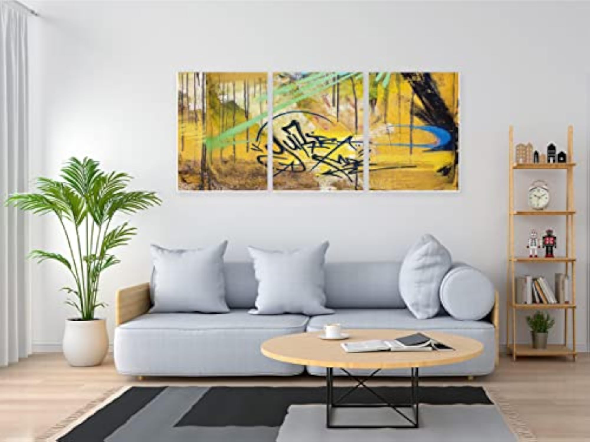 Wooden Framed Canvas - Wall Decor