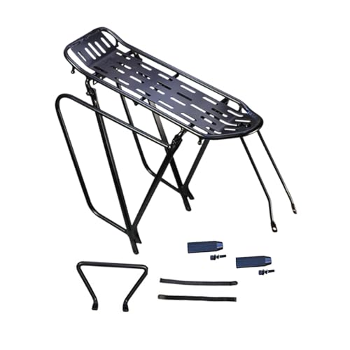 Aymzbd Bike Rear Cargo Rack Aluminum Alloy Replace Bracket Easy to Install Carrier Back Seat Luggage Cargo Rack Bicycle Carrier, Style B